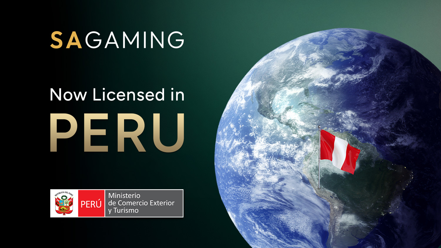 SA Gaming is now licensed in Peru!
