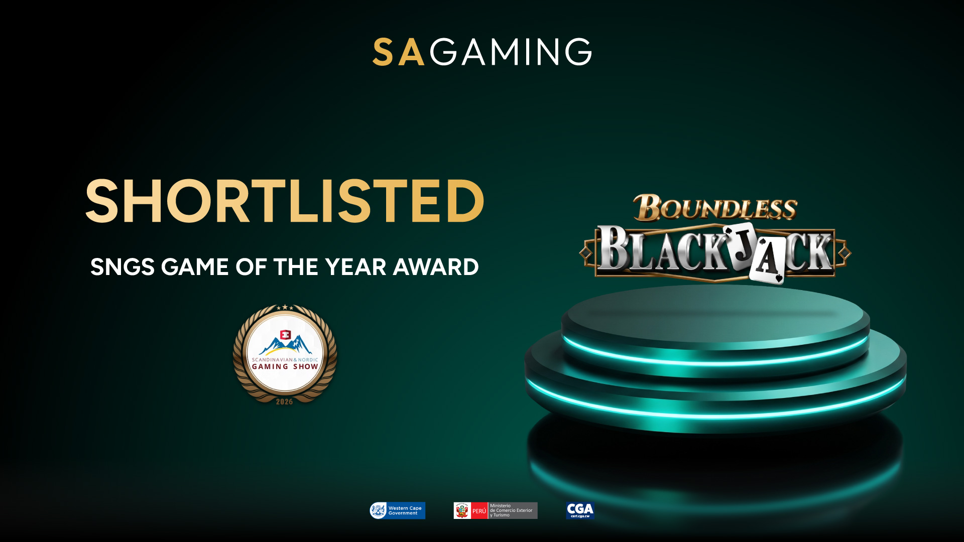SA Gaming’s Boundless Blackjack vies for SNGS Game of the Year 2026